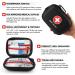 Alysontech Mini First Aid Kit - 100 Pieces in Water-Resistant Case for Travel, Outdoor, Home, Office - Compact Emergency Kit for Camping, Hiking, Car - Black - Buy Online on GoSupps.com