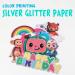 Glitter Paper Cake Topper - Birthday Party Supplies for Kids - Buy Online on GoSupps.com