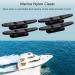 4 Black Nylon Boat Cleats - Pack of 4 with Installation Screws - Buy Online on GoSupps.com