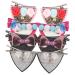 SKISUNO 4 Pairs Girl Headdress Cat Ears Hair Barrette Hairpins Hair Clips Cat Ears Animal Ear Hair Clips Girl Hair Accessories Animal Ear Hair Barrette Hair Accessories