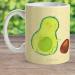 Mr. & Mrs. Panda Kinder Mug - Avocado Kern Rolls | Perfect Gift for Baby Parties Veggie Lovers and Camping | Vegan Yellow Plastic Travel Cup - Buy Online on GoSupps.com