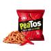 PeaTos Fiery Hot Crunchy Curls Snacks | 15 Oz Pack of 15 | Pea Plant Protein | Spicy Flavor | Junk Food Taste Made from Peas - Buy Online on GoSupps.com