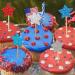 36 Pieces Glitter Star 4th of July cupcake toppers Glitter Gold Star Cakes Toppers for Independence Day 4th of July Party Supplies Favors(Blue Red White) - Buy Online on GoSupps.com