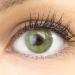 Very covering and natural green contact lenses Silicon Comfort Novelty Jasmine Gr n + container of glamlens - 1 pair (2 pieces) - Dia 14.00 - Without strength 0.00 Dioptries