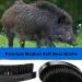 Palm Wave Brush - Medium Hard Curved Beech & Black Bristle Men's Hair Brush - Buy Online on GoSupps.com
