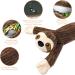 Durable Dog Toys: Plush Tug-of-Peak with Crinkle and Rope for Puppies & All Sizes - Buy Online on GoSupps.com