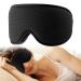 WLLHYF Sleep Mask 3D Contoured Cup Blindfold Block Out Light Sleeping Mask Soft Eye Mask Breathable Eye Sleep Shade Cover with Adjustable Strap for Sleeping Traveling Yoga