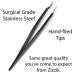 Zizzili Basics Mini Slant Tweezers - Precision Eyebrow and Facial Hair Removal (Midnight Ombre) - Buy Online on GoSupps.com