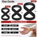 RDX Train Aid Strength Training | Figure 8 Cross Lifting Straps for Weightlifting | Padded Powerlifting Wrist Protection | Deadlift & Pull Up Grip for Men & Women - Black/Gray - Buy Online on GoSupps.com