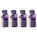 GU Energy Running Gels - 4 Gel Taster Pack - Sports Energy Gels For Running Cycling Triathlon (Jet Blackberry)