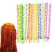 Hoshisea 18 pieces of colorful hair torsion girl hair styling torsion hair jewelry girl-hair styling clip colorful hair torsion hair accessories hair accessories for girls (color)