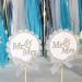 Blopee Wedding Cupcake Topper Silver Wedding Cake Toppers Bride and Groom Funny Round Mr & Mrs Cupcake Toppers and Heart Cupcake toppers 12 PCS Elegant Wedding Toppers for Cake Decorations Silver MR&MRS2 - Buy Online on GoSupps.com