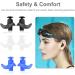 Swimming Ear Plugs 3 Pairs - Waterproof Reusable Silicone Earplugs for Adults & Teens 14+ - Ideal for Swimming, Surfing, Snorkeling, and Showering - Buy Online on GoSupps.com