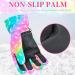 PAMAID Kids Winter Snow Gloves - Waterproof Ski Gloves for Girls | Outdoor Windproof Warm Snowboard Gloves - Rainbow (Medium) - Buy Online on GoSupps.com