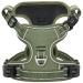Heele dog crockery dog harness for large dogs release on the neck front back clips dog harness adjustable.