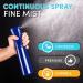 Blue Continuous Spray Bottle 10.1oz/300ml - Ideal for Hair, Plants, Styling, Cleaning, Salons, Face, Scents & Skin Care - Ultra Fine Water Mister - Buy Online on GoSupps.com