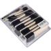 Conda 50 Pack Foam Brush Set - Assorted Sizes, Wood Handle Paint Brushes for Acrylics, Stains, Varnishes, Crafts - Lightweight and Durable - Buy Online on GoSupps.com