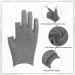 Lilbitty Cotton Gloves for Dry Hands - 3 Pairs Moisturizing Overnight Gray Gloves for Soft Skin - Buy Online on GoSupps.com