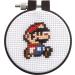 Super Mario Bros Counted Cross Stitch Kit for Beginners | 11 Count White Aida | 3''D - Dimensions 72-75184 - Buy Online on GoSupps.com