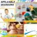 24 Pcs High Density Face Paint Sponges - Face Painting Petal Sponge for Kids & Adults - Ideal for Makeup, Halloween & Body Art - Buy Online on GoSupps.com