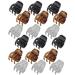 Medium Hair Clips, 18 Pcs 1.3 Inch Hair Claw Clips Medium Size, No-Slip Jaw Clips, Hair Clips Medium for Women and Girls