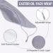 Leekalos Castor Oil Wrap Kit | Mustache Growth & Maintenance | Adjustable Organic & Reusable - Buy Online on GoSupps.com