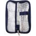 ALOEU Portable Insulin Cooler Bag Diabetic Insulin Travel Case Cooler Pill Box Aluminum Foil Ice Bag (Navy Blue) - Buy Online on GoSupps.com