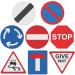 Edible Wafer Road Traffic Signs Pre-Cut Cupcake Toppers - 24pc - Buy Online on GoSupps.com