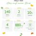 Buy Wild Yam Root Extract 240 Capsules - High-Dose 880 mg - Original Mexican Formula with 176 mg Diosgenin - Vegan & Lab Tested - International Shipping Available - Buy Online on GoSupps.com