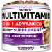 Multivitamin Chews for Dogs - Dog Vitamins - 23-in-1 Formula - Glucosamine Cranberry Salmon Oil - Vet Created - Made in USA