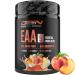 GEN GERMAN ELITE NUTRITION EAA Powder 532g (38 servings) - All 9 essential amino acids including histidine & BCAAs - Human Code formula - Vegan - Very good solubility - Refreshing amino acid drink (Peach Iced Tea)