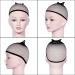 URAQT 4 Pcs Stretchy Nylon Wig Caps - Breathable Unisex Wig Cap for Women and Men - Black - Buy Online on GoSupps.com