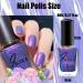 Purple Nail Polish - Glitter Mermaid Purple Nail Varnish Aurora Shimmer Effect Gel Nail Polish Holographic Quick Drying & Long Lasting Nail Art Varnish 8ml Mermaid Tears - 10 - Buy Online on GoSupps.com