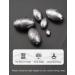 Avlcoaky Egg Sinkers - Saltwater Fishing Weights for Catfishing - 1oz, 10 Pack - Buy Online on GoSupps.com