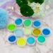 Duufin 24 Couleurs Poudre Ongles Pigment Poudre Ongles Fluorescente Iridescent Poudre Pigment Poudre Ongle pour Nail Art Bleu vert perle - Buy Online on GoSupps.com