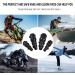 Gute 2-in-1 Knee and Elbow Pads Set for Motorcycle Gear - Adjustable Protector for Motocross, ATV, Skating - Black - Buy Online on GoSupps.com