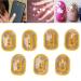 7pcs NFC Lighting Nail Art Decoration Stickers - Self Adhesive Intelligent DIY Nail Decor for Home and Salon - Buy Online on GoSupps.com