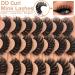 Kmilro F17 8D Volume Russian Fluffy Mink False Eyelashes - 14 Pairs of Wispy 18MM Curly Faux Lashes for a Dramatic Extension Look - Buy Online on GoSupps.com