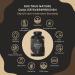Buy Black Garlic Extract 15:1 - 270 Capsules (750mg) - 14.89% Polyphenols - High Potency S-Allylcysteine - Fermented & Lab Tested - True Nature - International Shipping Available - Buy Online on GoSupps.com