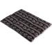 Large 40x30cm Brown Flower Rapeseed Thermal Pillow | 6-Chamber Grain Pillow for Back & Abdominal Support - Buy Online on GoSupps.com