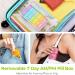 AUVON XL Weekly Pill Organizer - 2 Times a Day Easy Fill AM PM Pill Box 7 Day Portable Travel Case for Vitamins & Supplements - Rainbow Colors - Buy Online on GoSupps.com