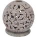 Buy GURU SHOP Indian Scented Potpourri Container - Soapstone Tealight & Ball Flowers - Cream-White - 8.5x8x8 cm | Fragrance & Oil Lamps International Shipping - Buy Online on GoSupps.com