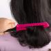 2 Pcs Hair Straightening Comb Set with 6 Alligator Hair Clips for Salon and Home Styling - Buy Online on GoSupps.com