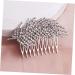 Ipetboom Wedding Hair Pin Rhinestone Barrettes Bridal Hair Accessories Rhinestone Hair Clip Flower Hair Accessories Pearl Hair Accessories Bridal Headpieces for Wedding Bride Comb Alloy - Buy Online on GoSupps.com