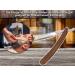 Premium Wooden Handle Razor with Gold Etching - 5/8 Inch Fixed Blade for Precision Shaving | International Shipping Available - Buy Online on GoSupps.com
