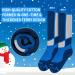 BQA Children s Winter Ski Socks - Warm Thermo Snow Socks for Toddlers (2 Pack) - Blue & Ivory - Perfect for Skiing Snowboarding and Skating - Buy Online on GoSupps.com