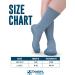 Diabetic Socks 4 Pairs Non-Binding for Women & Men - Gripper Non-Slip Medium Light Blue Purple Pink - Buy Online on GoSupps.com