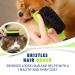 Rexipets Double-Sided Pet Grooming Set for Dogs & Cats - Small Deshedding Tool with Strong Grip - Lice & Flea Removal - Soft Bristles for Ultimate Grooming - Buy Online on GoSupps.com