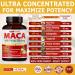 Maca Root Capsules 7200mg Strength with Ashwagandha, Tongkat Ali, Tribulus, Horny Goat Weed, Panax Ginseng - 90ct - Men & Women - Buy Online on GoSupps.com
