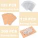 120 Earring Cards with Packaging and 240 Earring Backs for Jewelry Display - Brown, 3.5x2.4 Inches - Buy Online on GoSupps.com